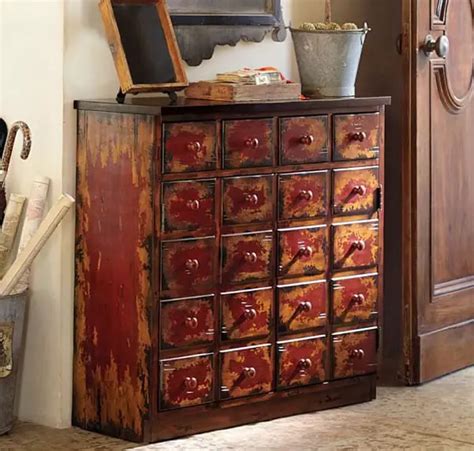 12 drawers stainless steel storage cabinet at pottery barn|Pottery Barn modular storage.